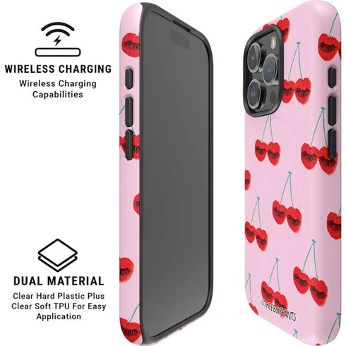Bouffants and Broken Hearts Cherry Lash iPhone 16 Pro Max Magsafe Impact Case