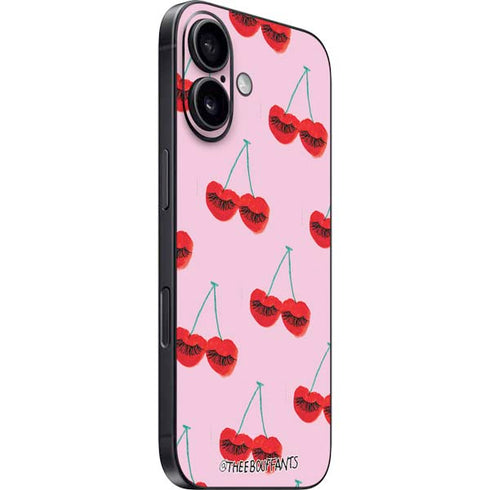 Bouffants and Broken Hearts Cherry Lash iPhone 16 Skin