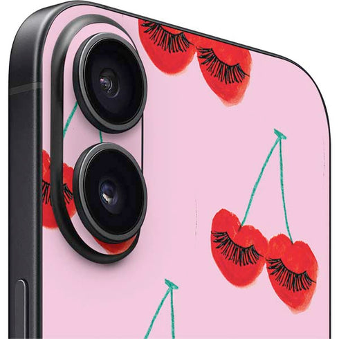 Bouffants and Broken Hearts Cherry Lash iPhone 16 Skin