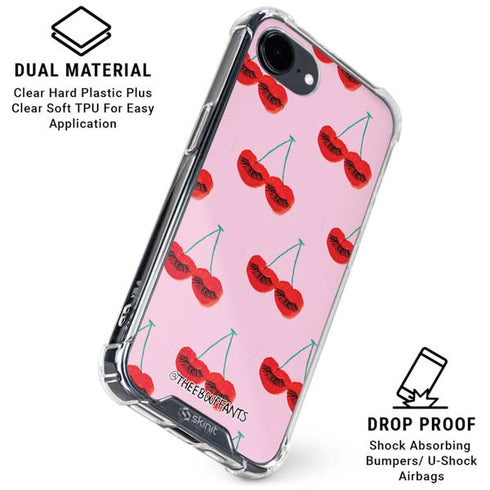 Bouffants and Broken Hearts Cherry Lash iPhone 16e Clear Case