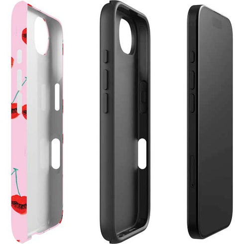 Bouffants and Broken Hearts Cherry Lash iPhone 16e Impact Case