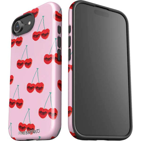 Bouffants and Broken Hearts Cherry Lash iPhone 16e Impact Case