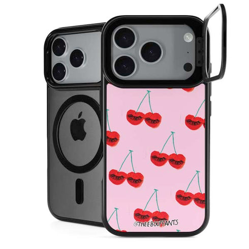 Bouffants and Broken Hearts Cherry Lash iPhone 18 Pro Kickstand Case