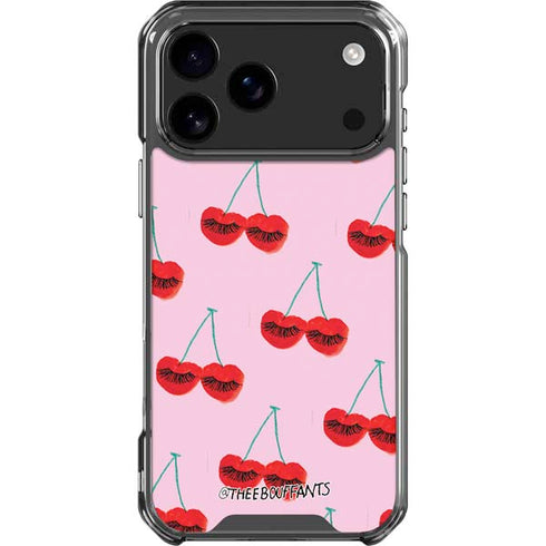 Bouffants and Broken Hearts Cherry Lash iPhone 18 Pro Max Clear Case