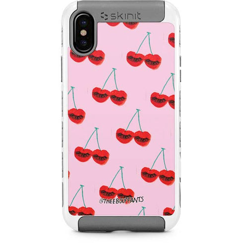 Bouffants and Broken Hearts Cherry Lash iPhone Cases