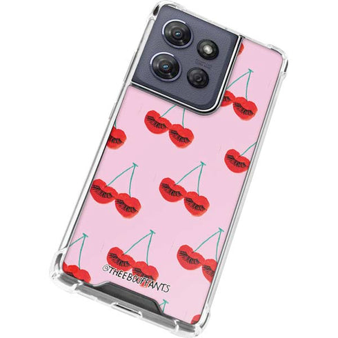 Bouffants and Broken Hearts Cherry Lash Moto G 5G (2025) Clear Case