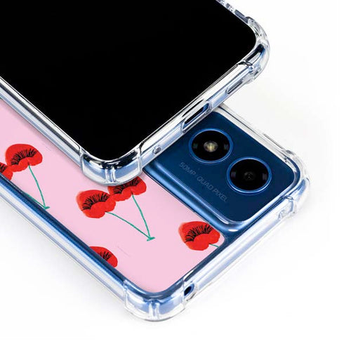 Bouffants and Broken Hearts Cherry Lash Moto G 5G (2024) Clear Case