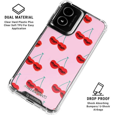 Bouffants and Broken Hearts Cherry Lash Moto G Power 5G (2024) Clear Case