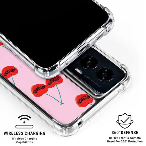 Bouffants and Broken Hearts Cherry Lash Moto G Power 5G (2024) Clear Case
