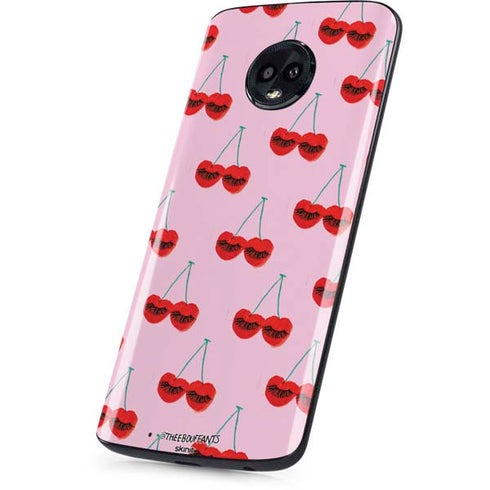 Bouffants and Broken Hearts Cherry Lash Moto G6 Skin