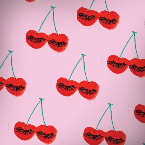 Bouffants and Broken Hearts Cherry Lash Moto G6 Skin