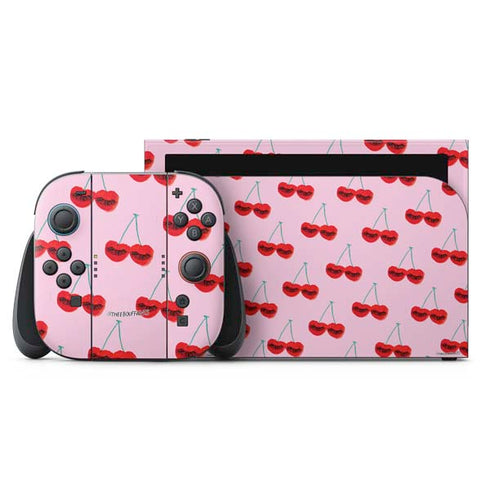 Bouffants and Broken Hearts Cherry Lash Nintendo Switch 2 (2025) with Joy-Con Skin