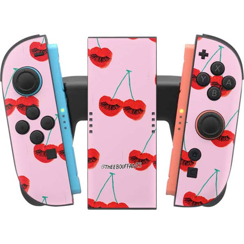 Bouffants and Broken Hearts Cherry Lash Nintendo Switch 2 (2025) Joy-Con Controller Skin