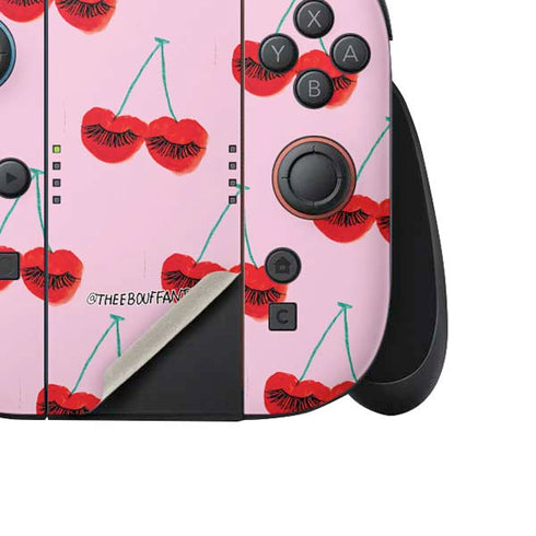 Bouffants and Broken Hearts Cherry Lash Nintendo Switch 2 (2025) Joy-Con Controller Skin