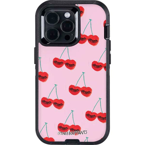 Bouffants and Broken Hearts Cherry Lash Otterbox Defender iPhone Skin