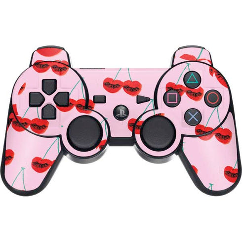 Bouffants and Broken Hearts Cherry Lash PS3 Dual Shock wireless controller Skin
