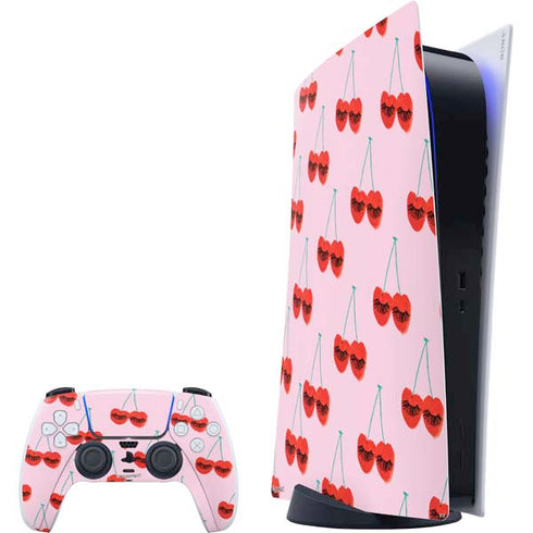 Bouffants and Broken Hearts Cherry Lash PlayStation PS5 Skins