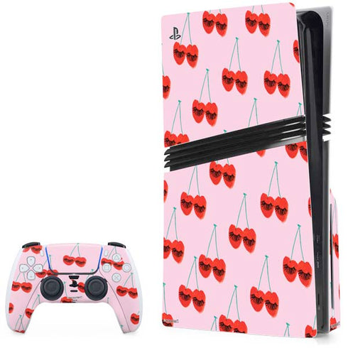 Bouffants and Broken Hearts Cherry Lash PlayStation PS5 Skins