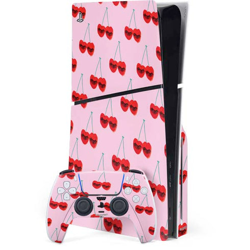 Bouffants and Broken Hearts Cherry Lash PlayStation PS5 Skins