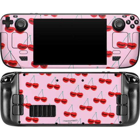 Bouffants and Broken Hearts Cherry Lash Steam Deck Handheld Gaming Computer OLED Skin