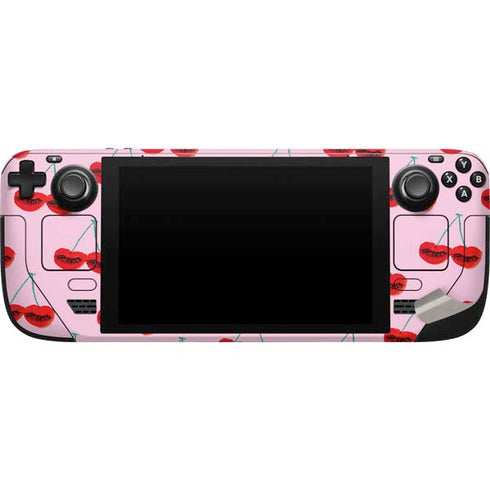 Bouffants and Broken Hearts Cherry Lash Steam Deck Handheld Gaming Computer Skin
