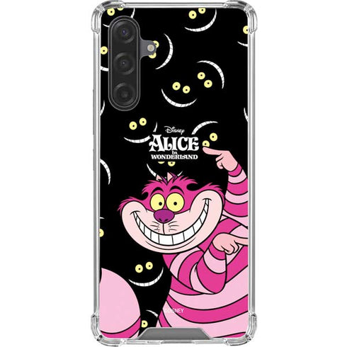 Disney Alice in Wonderland Cheshire Cat Galaxy A17 Clear Case