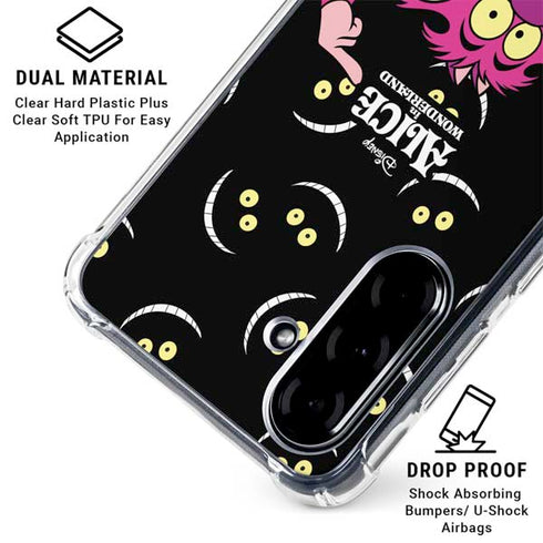 Disney Alice in Wonderland Cheshire Cat Galaxy A36 5G Clear Case