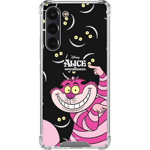 Disney Alice in Wonderland Cheshire Cat Galaxy S24 FE Clear Case
