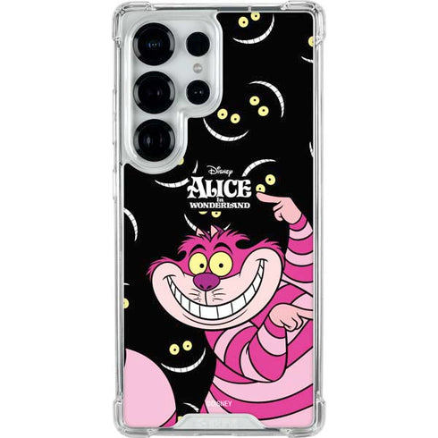 Disney Alice in Wonderland Cheshire Cat Galaxy S25 Ultra Clear Case
