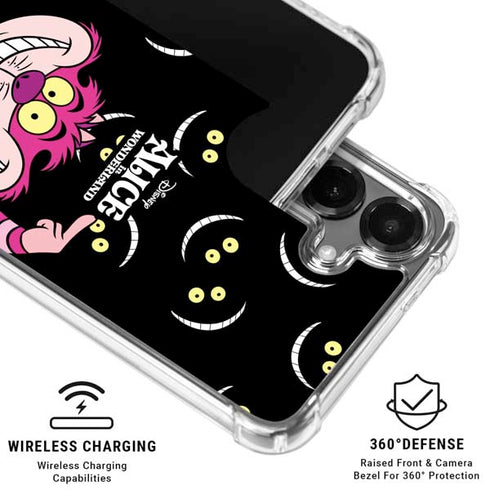 Disney Alice in Wonderland Cheshire Cat Galaxy S26 Plus Clear Case