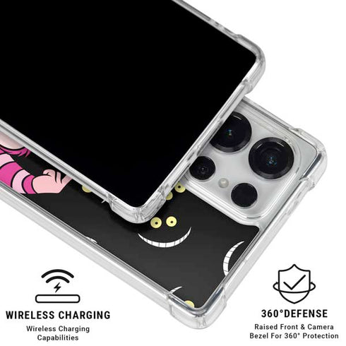 Disney Alice in Wonderland Cheshire Cat Galaxy S26 Ultra Clear Case