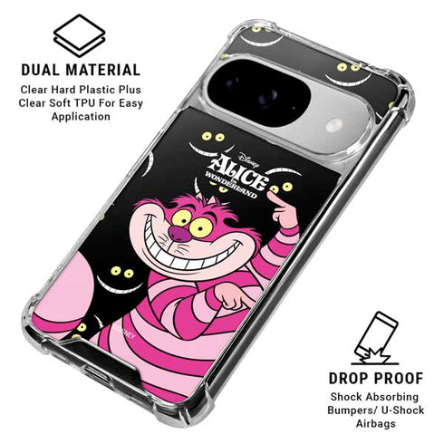 Disney Alice in Wonderland Cheshire Cat Google Pixel 10 Clear Case