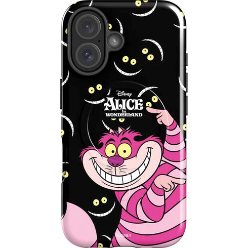 Disney Alice in Wonderland Cheshire Cat iPhone 16 Plus Magsafe Impact Case