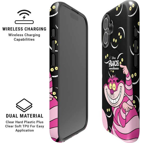 Disney Alice in Wonderland Cheshire Cat iPhone 16 Plus Magsafe Impact Case