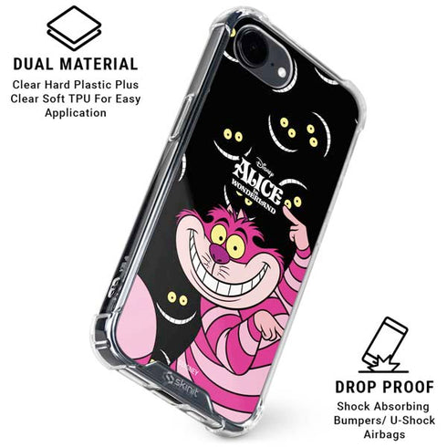 Disney Alice in Wonderland Cheshire Cat iPhone 16e Clear Case