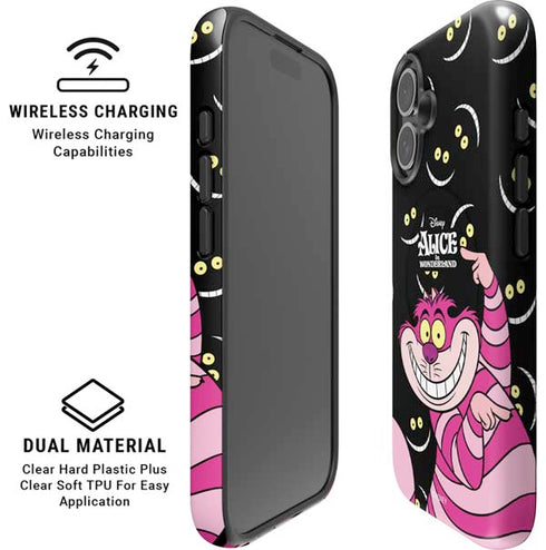 Disney Alice in Wonderland Cheshire Cat iPhone 17 Magsafe Impact Case