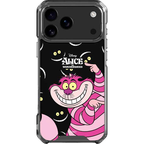 Disney Alice in Wonderland Cheshire Cat iPhone 17 Pro Max Clear Case