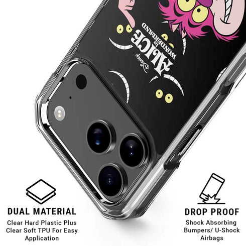 Disney Alice in Wonderland Cheshire Cat iPhone 18 Pro Clear Case