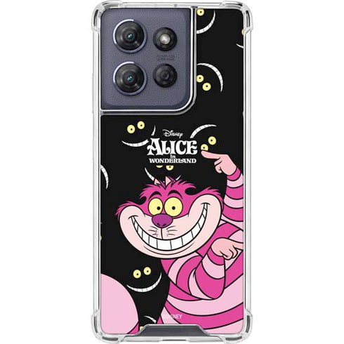 Disney Alice in Wonderland Cheshire Cat Moto G 5G (2025) Clear Case