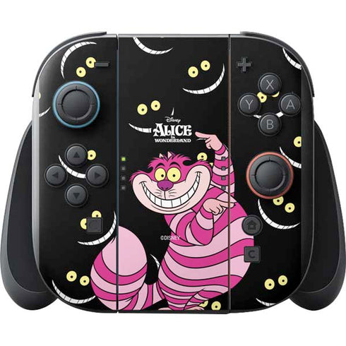 Disney Alice in Wonderland Cheshire Cat Nintendo Switch 2 (2025) with Joy-Con Skin