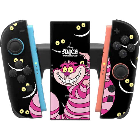 Disney Alice in Wonderland Cheshire Cat Nintendo Switch 2 (2025) Joy-Con Controller Skin