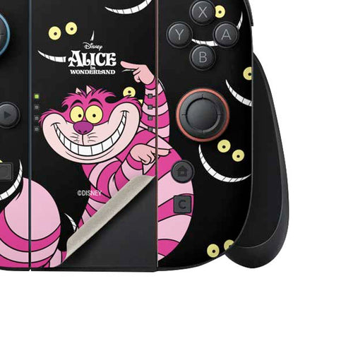 Disney Alice in Wonderland Cheshire Cat Nintendo Switch 2 (2025) Joy-Con Controller Skin