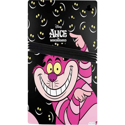 Disney Alice in Wonderland Cheshire Cat PS5 Pro Bundle Skin