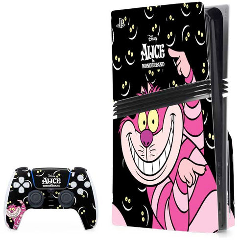 Disney Alice in Wonderland Cheshire Cat PlayStation PS5 Skins