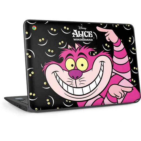 Disney Alice in Wonderland Cheshire Cat HP Chromebook Skin
