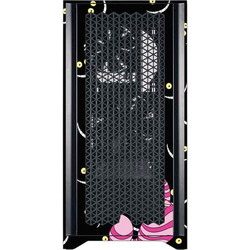 Disney Alice in Wonderland Cheshire Cat Corsair 4000D Tempered Glass Mid-Tower ATX Case Skin