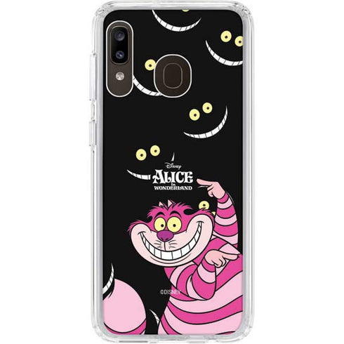 Disney Alice in Wonderland Cheshire Cat Galaxy A20 Clear Case