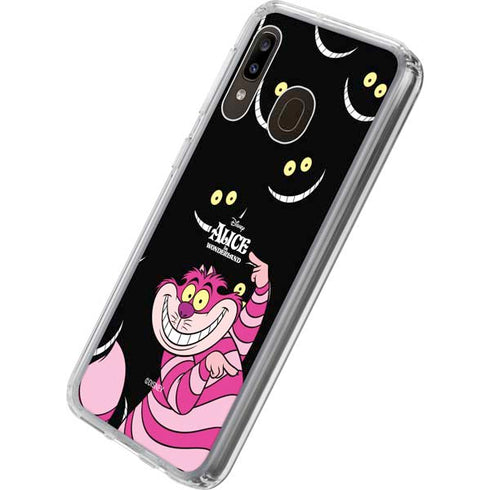 Disney Alice in Wonderland Cheshire Cat Galaxy A20 Clear Case