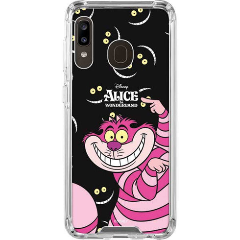 Disney Alice in Wonderland Cheshire Cat Galaxy A30 Clear Case