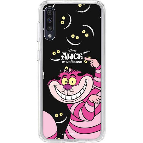 Disney Alice in Wonderland Cheshire Cat Galaxy A50 Clear Case